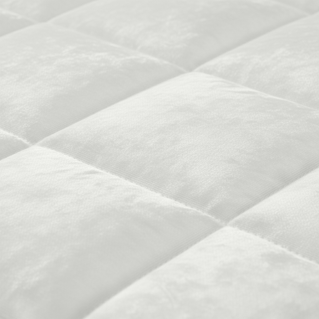 Kussenslopen Vol & Gevoerd Velvet Pearl White 2-Pack 60x70 cm