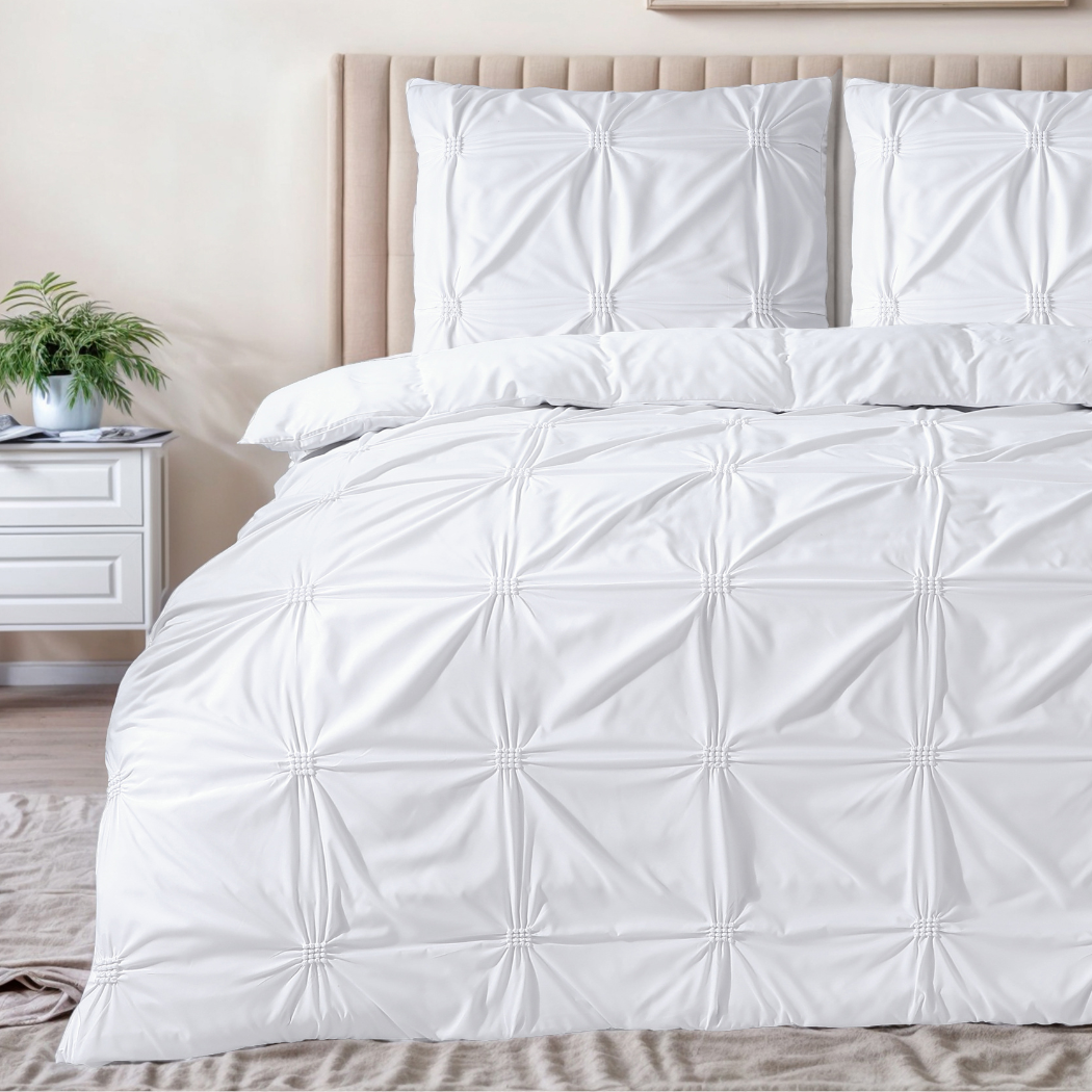 Housse de couette Matte Satin™ Finn Blanc