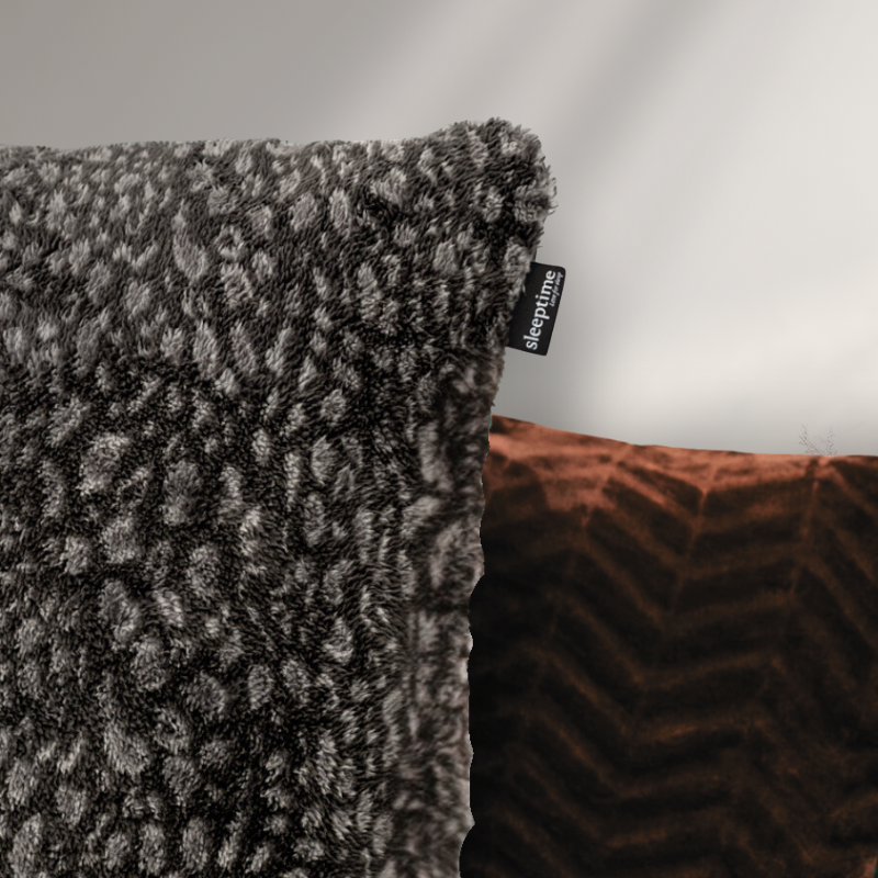 Housse de couette Teddy Fluffy Tigre Noir