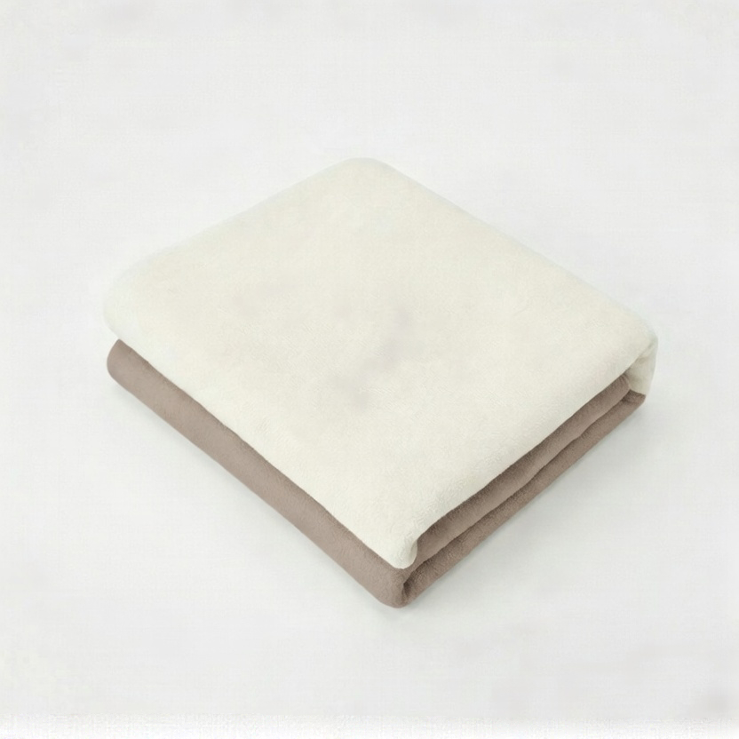 YNOT Signature Jersey Kussenslopen Fleece Taupe/Creme 60x70 cm 2-pack