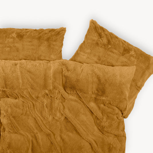 Dekbedovertrek Teddy Fleece  Fluffy Caramel Latte