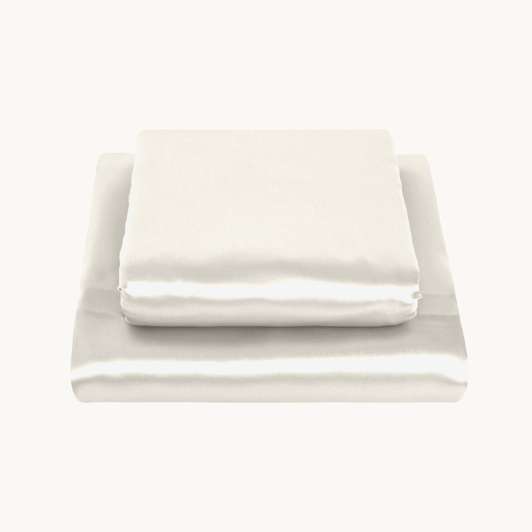 Kussenslopen Satijn Chique Creme 60x70 cm (2-pack)