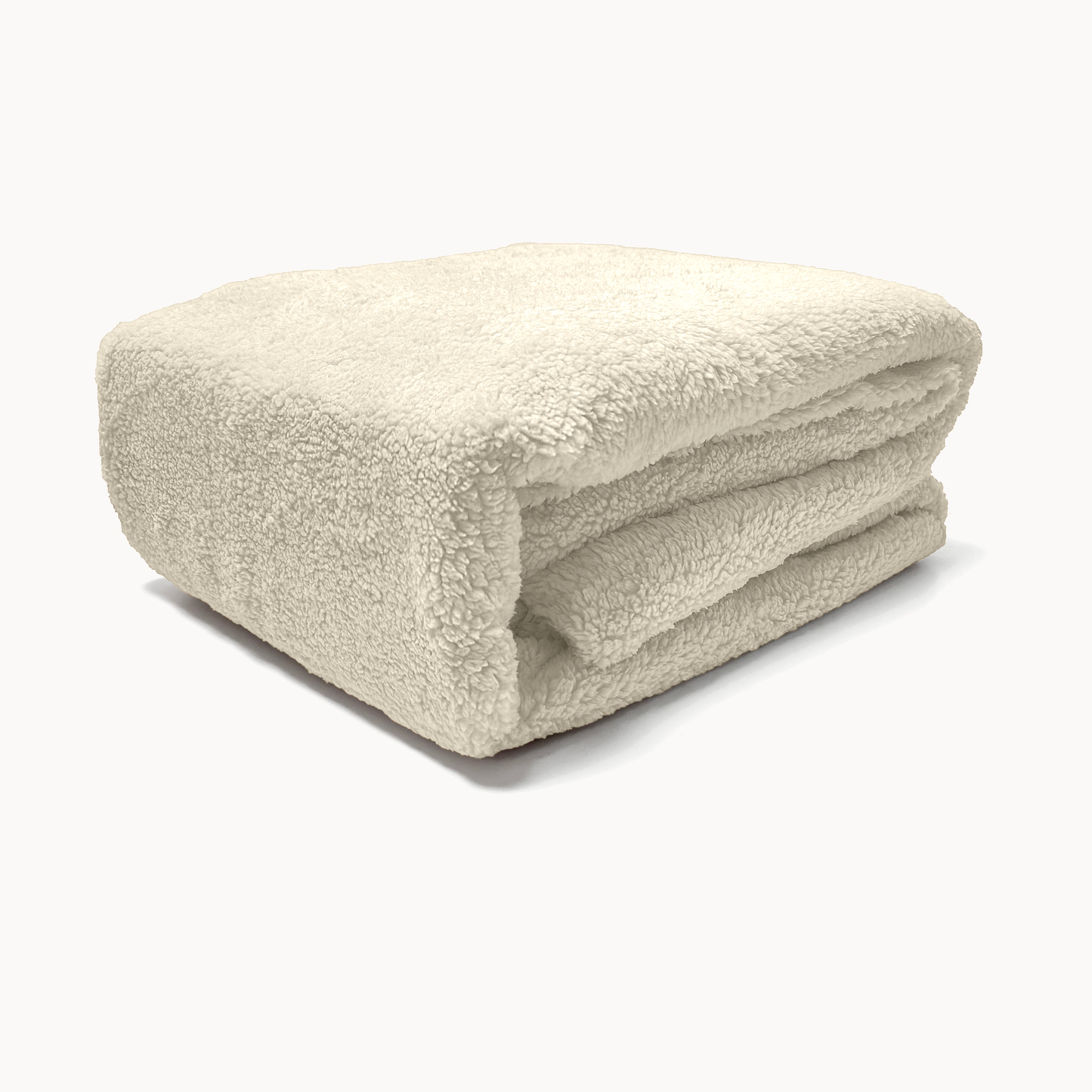 Drap-housse pour matelas Teddy - Blanc Cappuccino