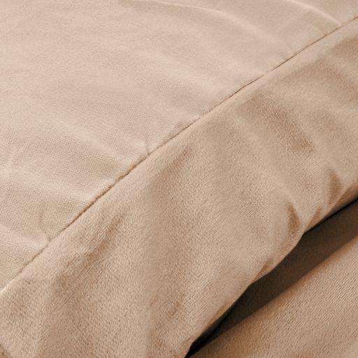 Parure housse de couette - Velours/Velours Nude