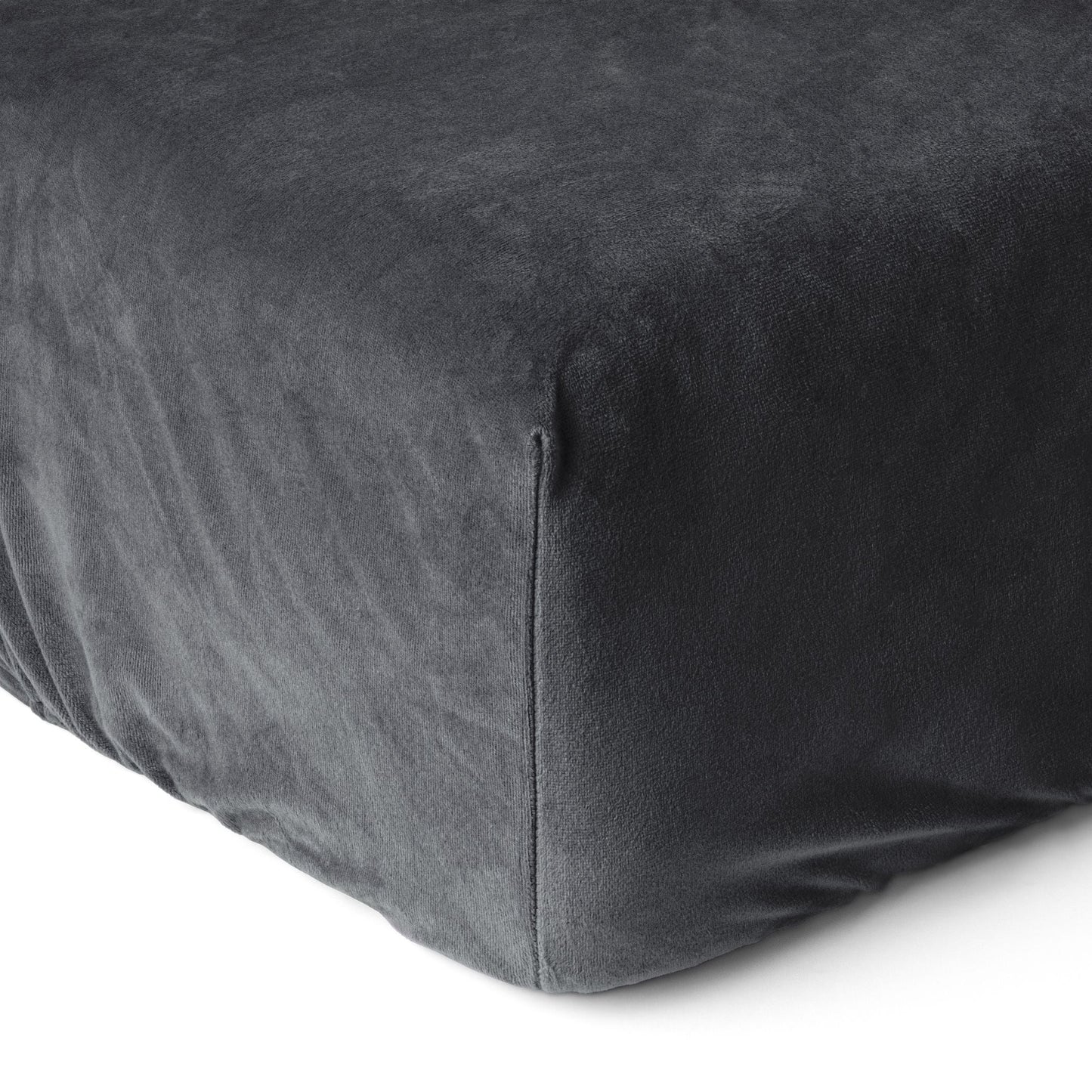 Drap-housse pour matelas velours Earl Grey