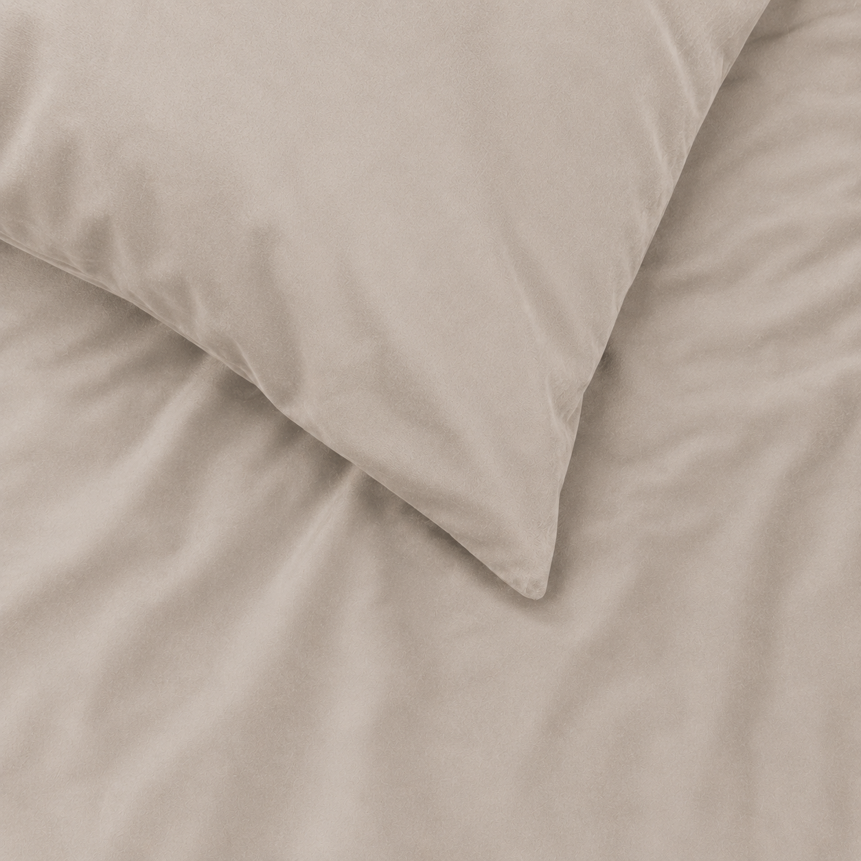 Y-NOT Kussenslopen Velvet Greige 60x70 cm 2-pack