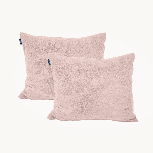 Kussenslopen Teddy Blush Pink 60x70cm 2-Pack