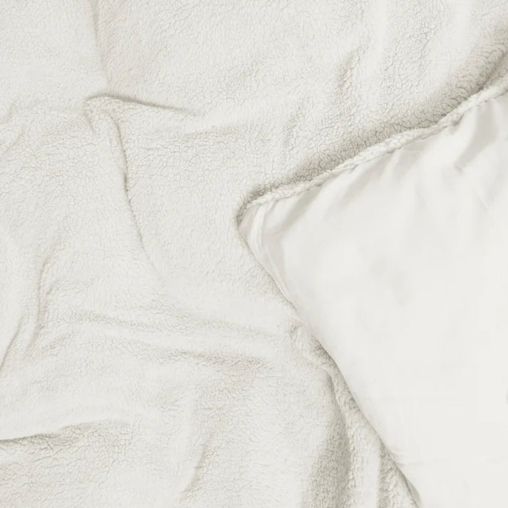 Taies d'oreiller Teddy - Dormir sur des nuages Blanc