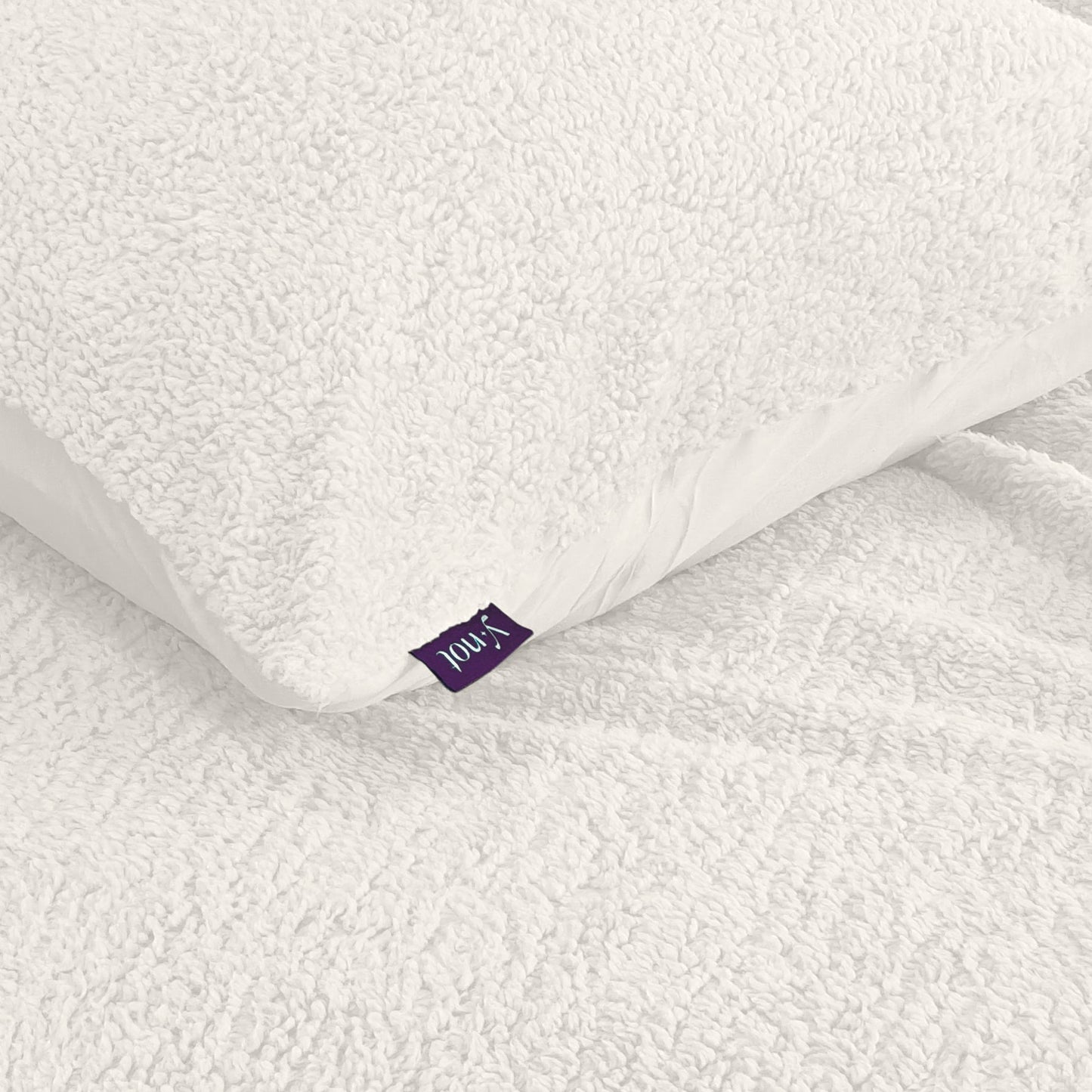 Taies d'oreiller Teddy - Dormir sur des nuages Blanc