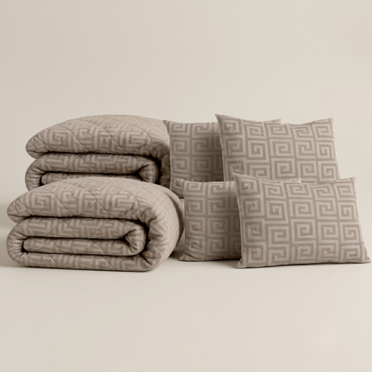 2 Dekbedden + 4 slopen | Velvet Designer Taupe 140x200