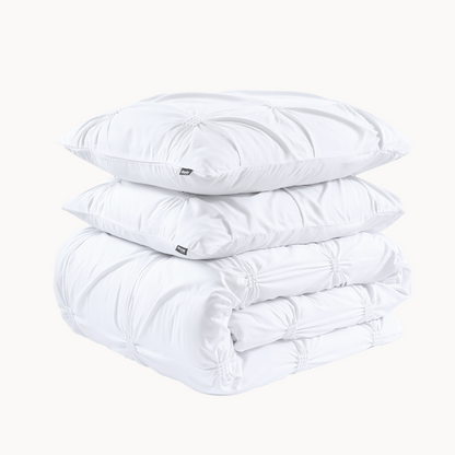 Housse de couette Matte Satin™ Finn Blanc