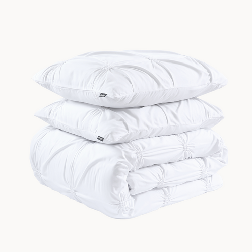 Housse de couette Matte Satin™ Finn Blanc