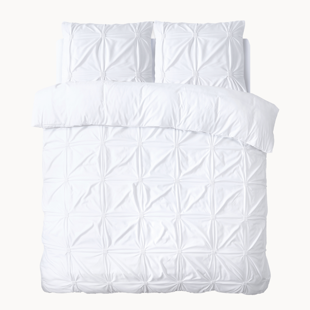 Housse de couette Matte Satin™ Finn Blanc