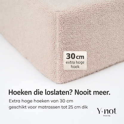 Drap-housse pour matelas Teddy - Hug Me Rose Poudré