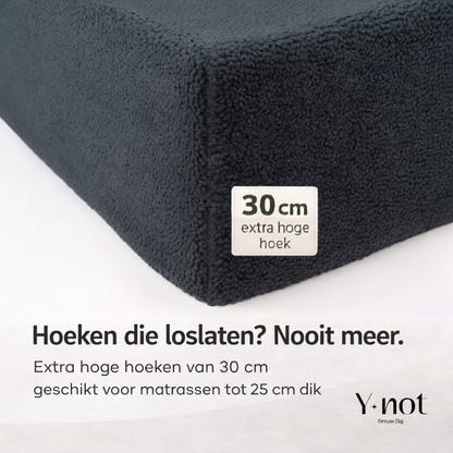 Drap-housse pour matelas Teddy - Earl Grey