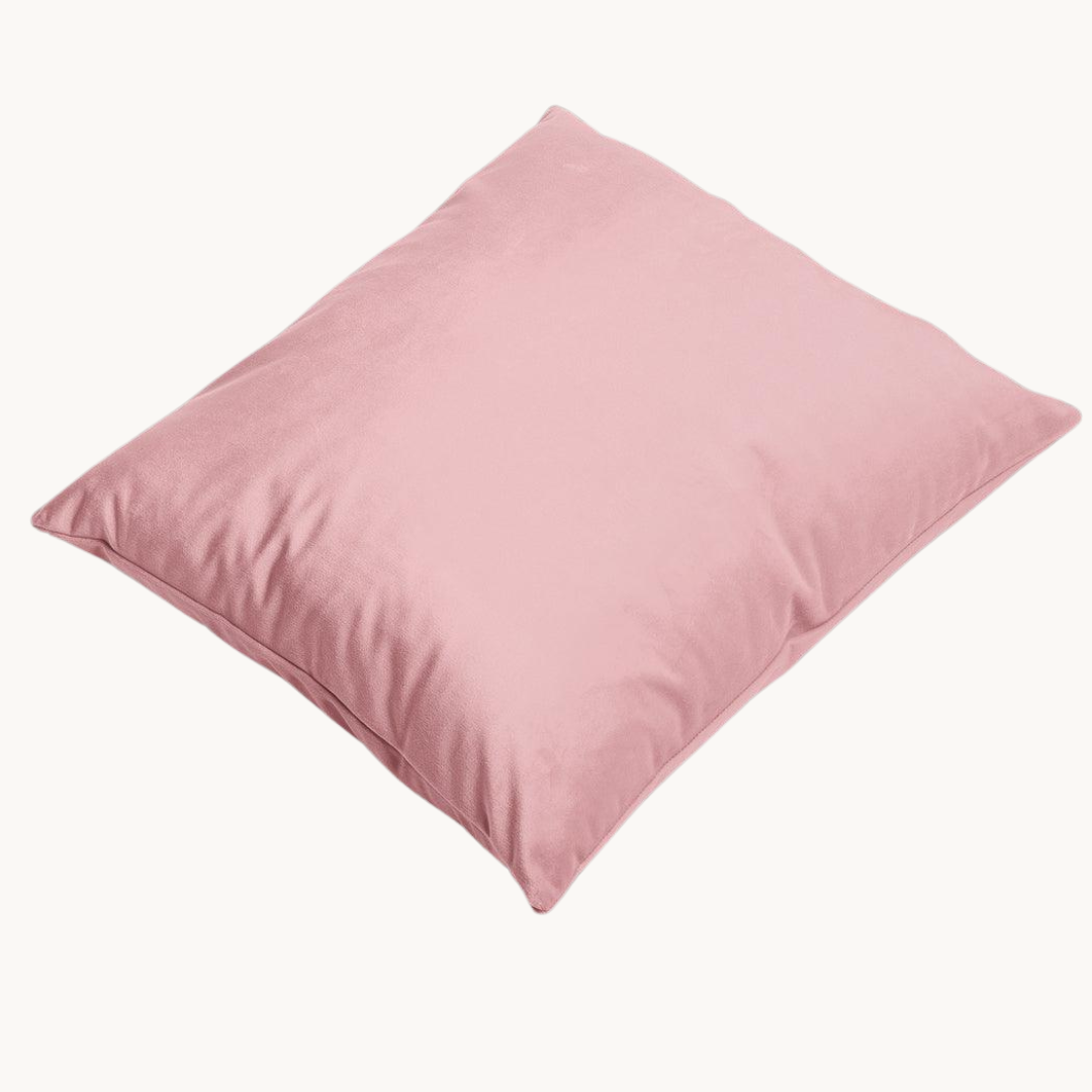 Taies d'oreiller en velours/velours Bois de Rose