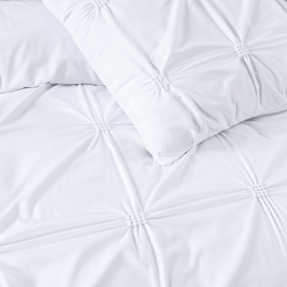 Housse de couette Matte Satin™ Finn Blanc