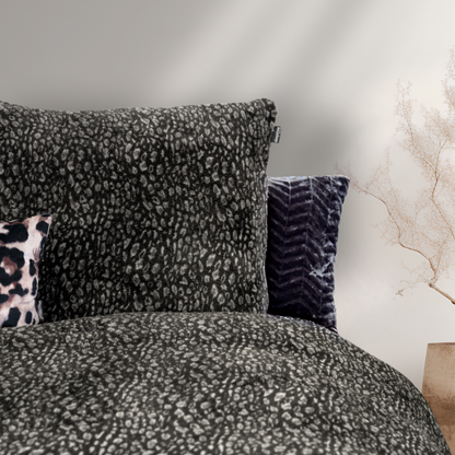 Housse de couette Teddy Fluffy Tigre Noir
