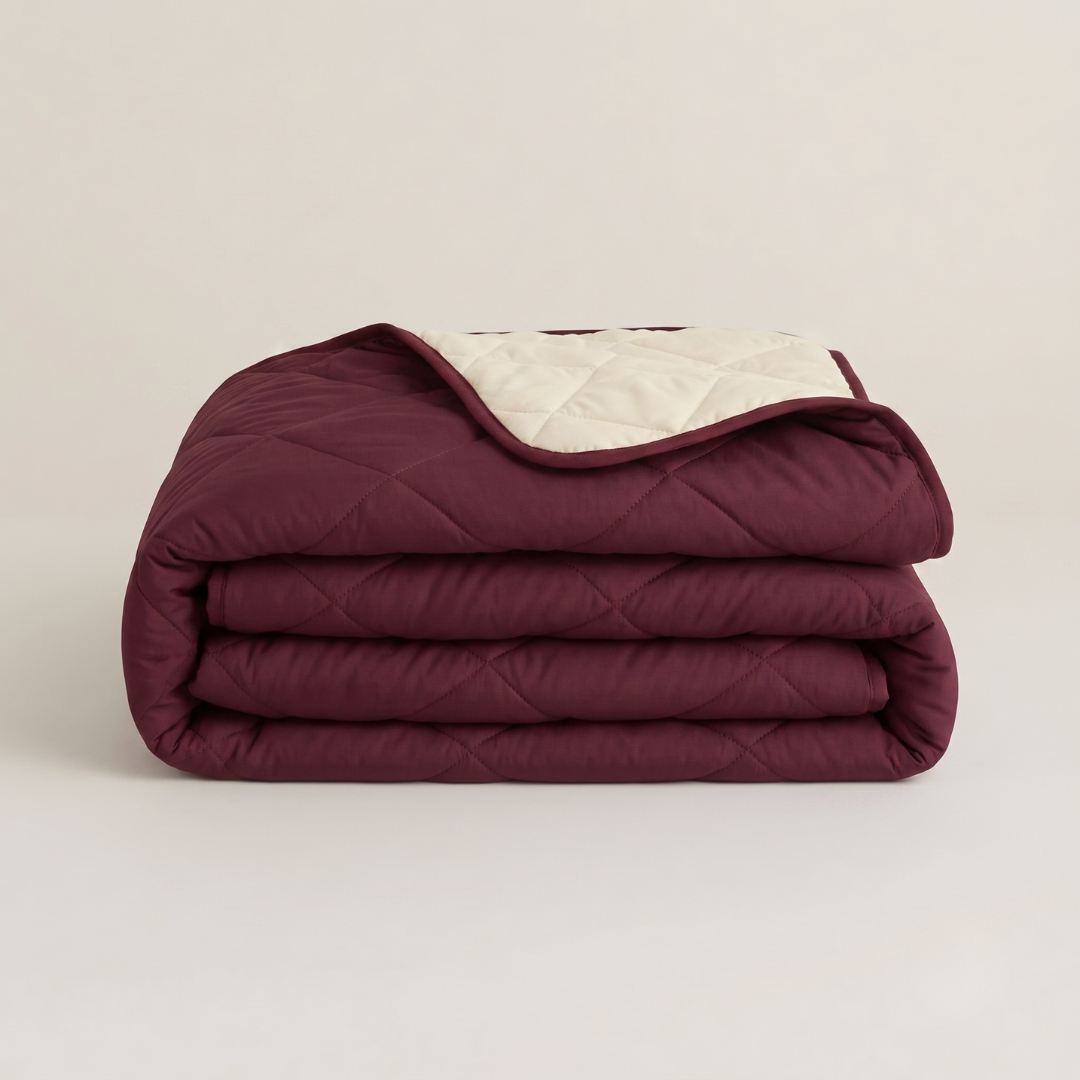 Cooling Comfort Bundel | 2 zomerdekbedden + 2 slopen + 2 Cooling Hoofdkussens | Plum 140x200