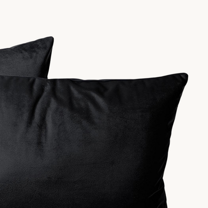Kussenslopen Velvet Obsidian Black 60x70 cm 2-pack