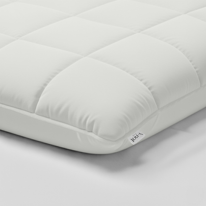 Kussenslopen Vol & Gevoerd Mat Satijn Pearl White  2-Pack 60x70 cm