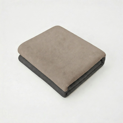 YNOT Signature Jersey Kussenslopen Fleece Taupe/Antra 60x70 cm 2-pack