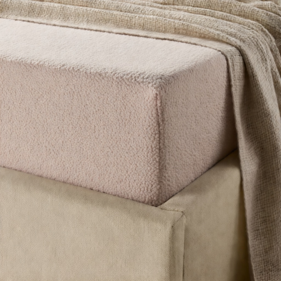 Drap-housse pour matelas Teddy - Hug Me Rose Poudré