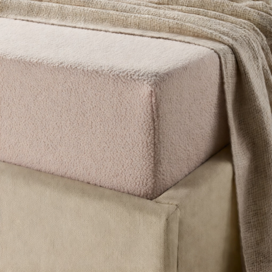 Drap-housse pour matelas Teddy - Hug Me Rose Poudré