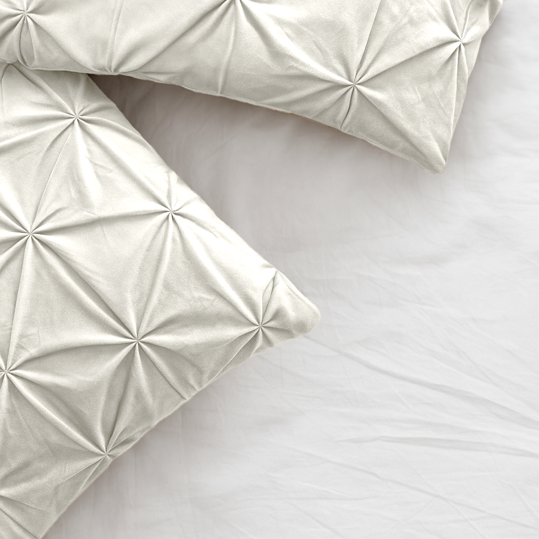 Kussenslopen Velvet™ Diamond Pearl White 60x70cm 2-Pack