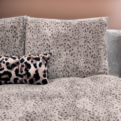 Housse de couette Teddy Fluffy Tigre Taupe