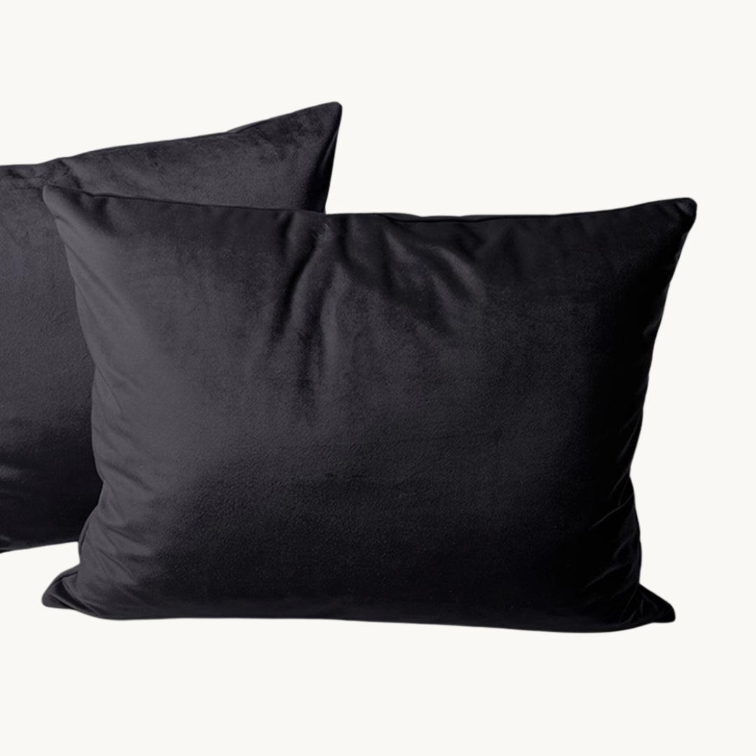 Kussenslopen Velvet Earl Grey 60x70 cm 2-pack