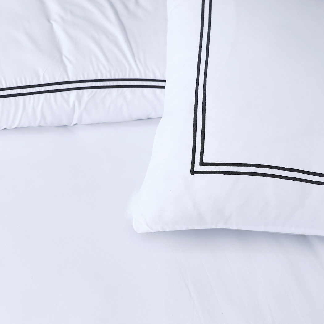 Housse de couette Matte Satin™ Olaf Blanc