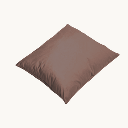 Kussenslopen Velvet Coffee Brown 60x70 cm 2-pack