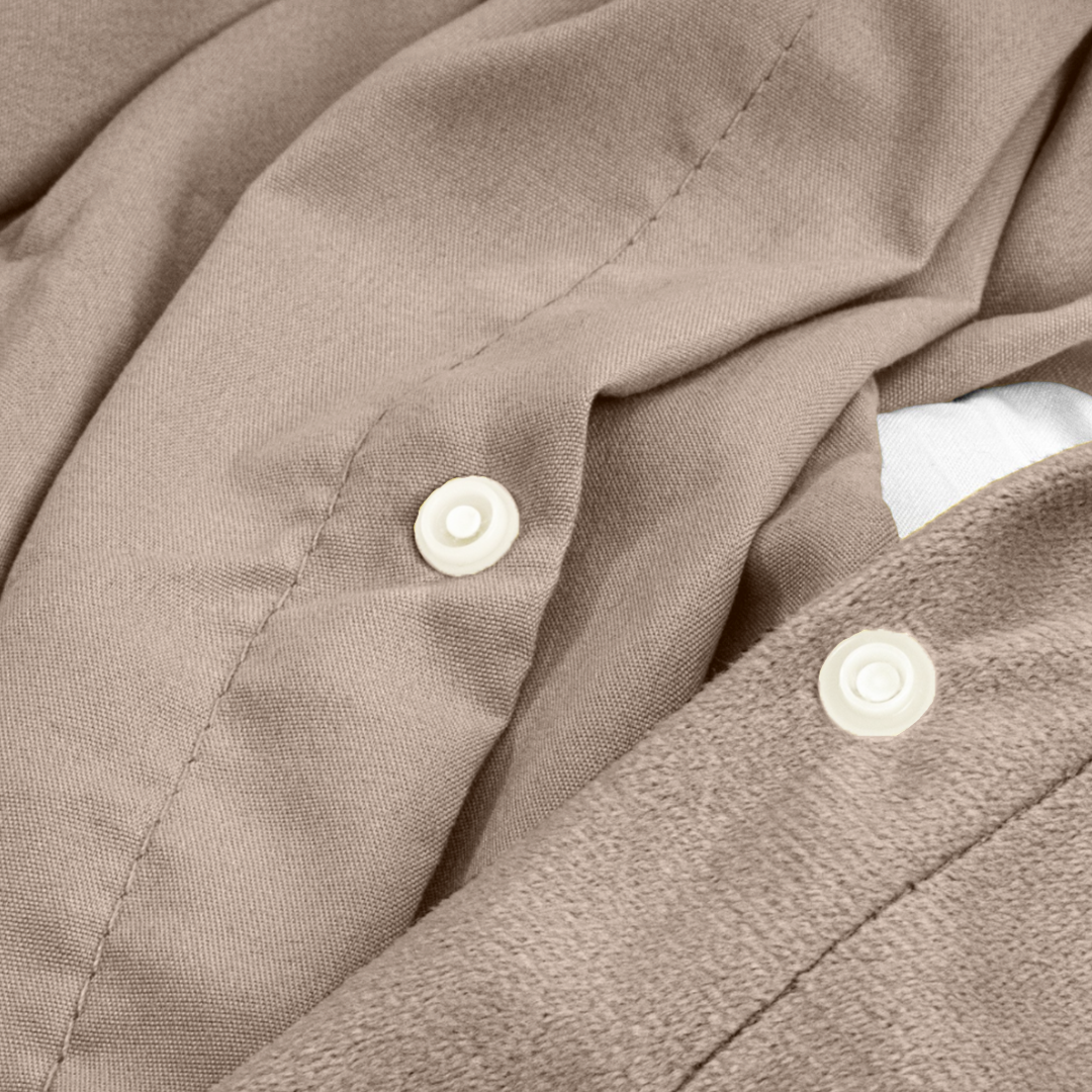 Dekbedovertrek set  Velvet Taupe/Grey