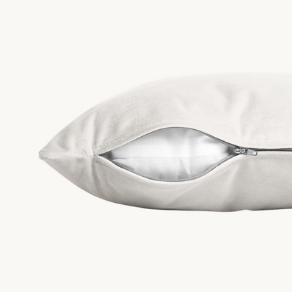Kussenslopen Velvet Pearl  White 60x70 cm 2-pack