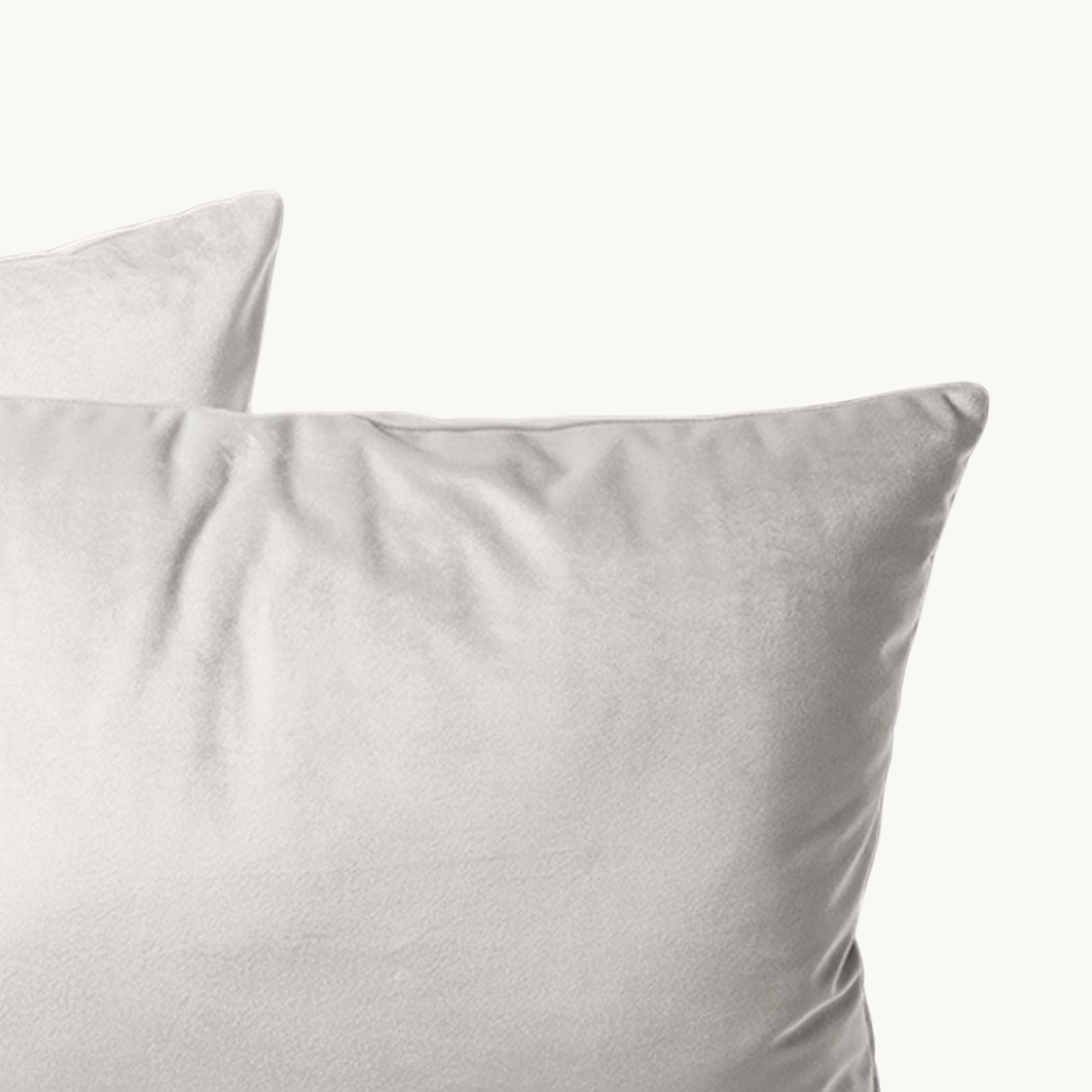 Kussenslopen Velvet Pearl  White 60x70 cm 2-pack