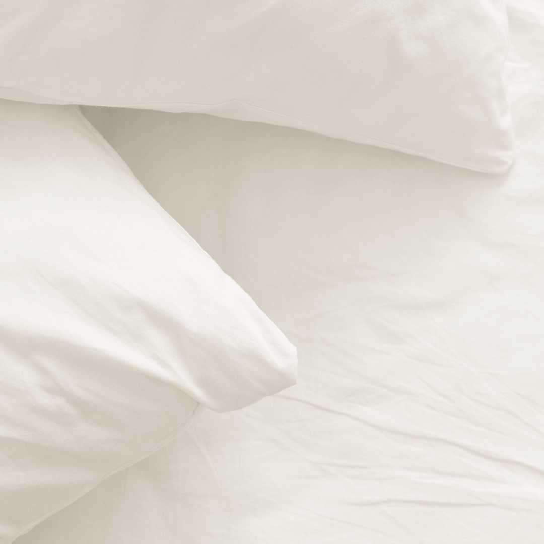 Kussenslopen Mat Satin Pearl White 60x70cm 2-Pack