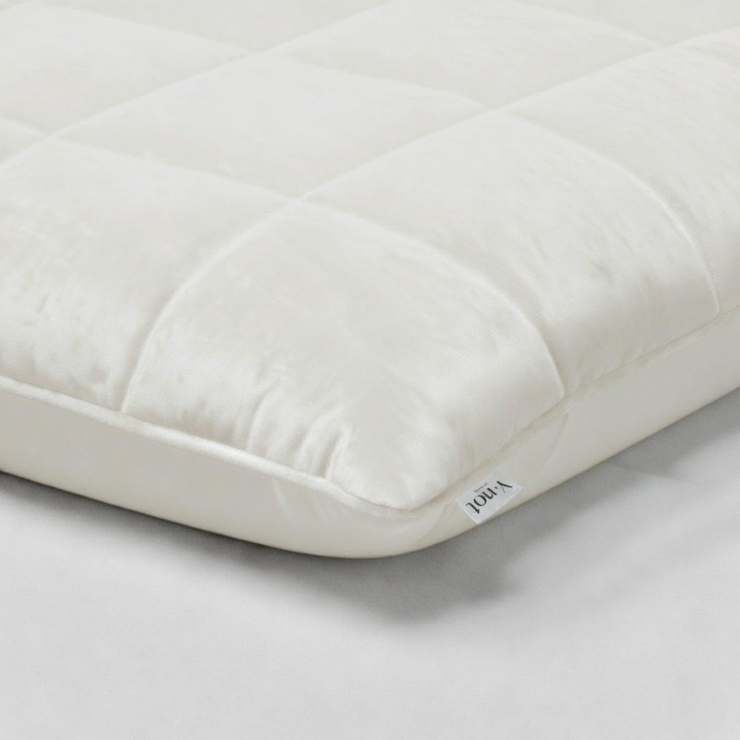 Y-NOT Kussenslopen Vol & Gevoerd Velvet Pearl White  2-Pack 60x70 cm