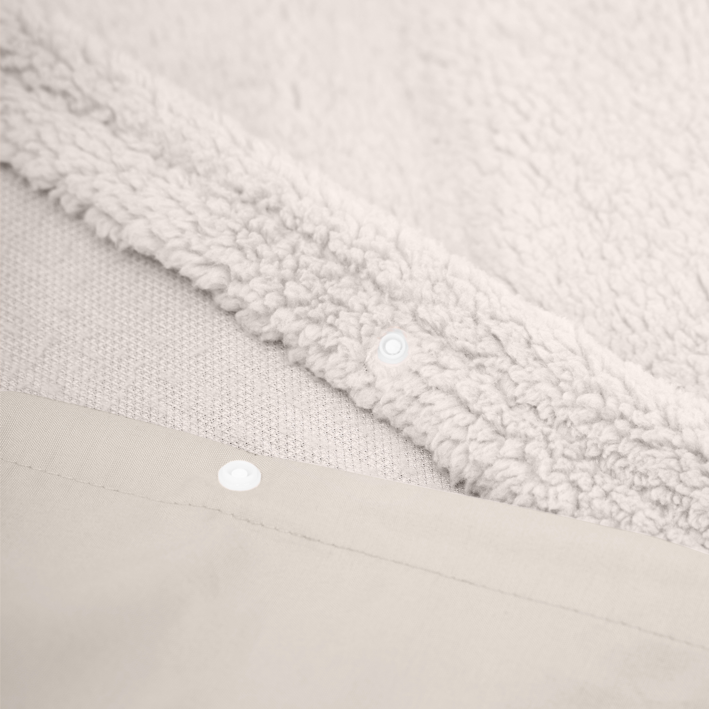 Ensemble housse de couette Teddy Café Glacé Taupe