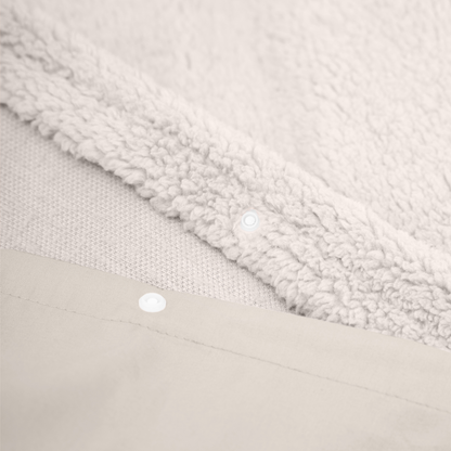 Ensemble housse de couette Teddy Café Glacé Taupe
