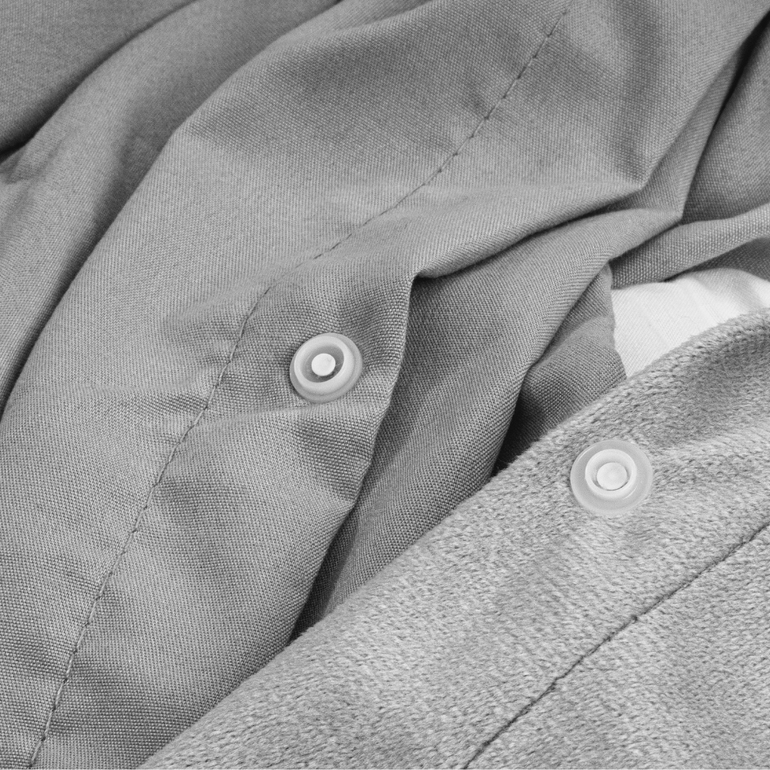 Dekbedovertrek set - Velvet Stone Grey