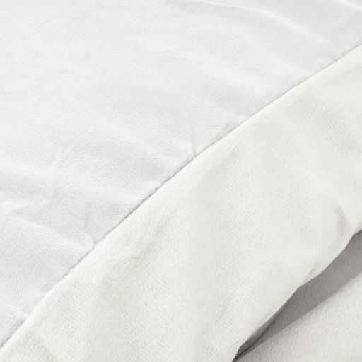 Parure housse de couette - Velours/Velours Porcelaine Blanc