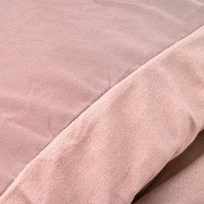 Parure housse de couette - Velours/Velours Rose Rose