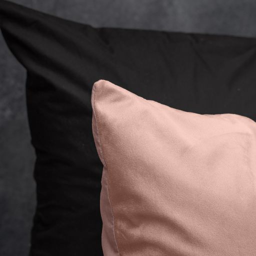 Parure housse de couette - Velours/Velours Rose Rose