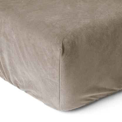 Matras Hoeslaken Velvet Tan Taupe 2-Pack