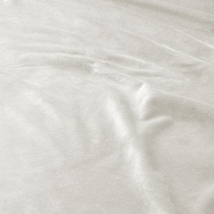 Drap-housse pour matelas velours blanc perle