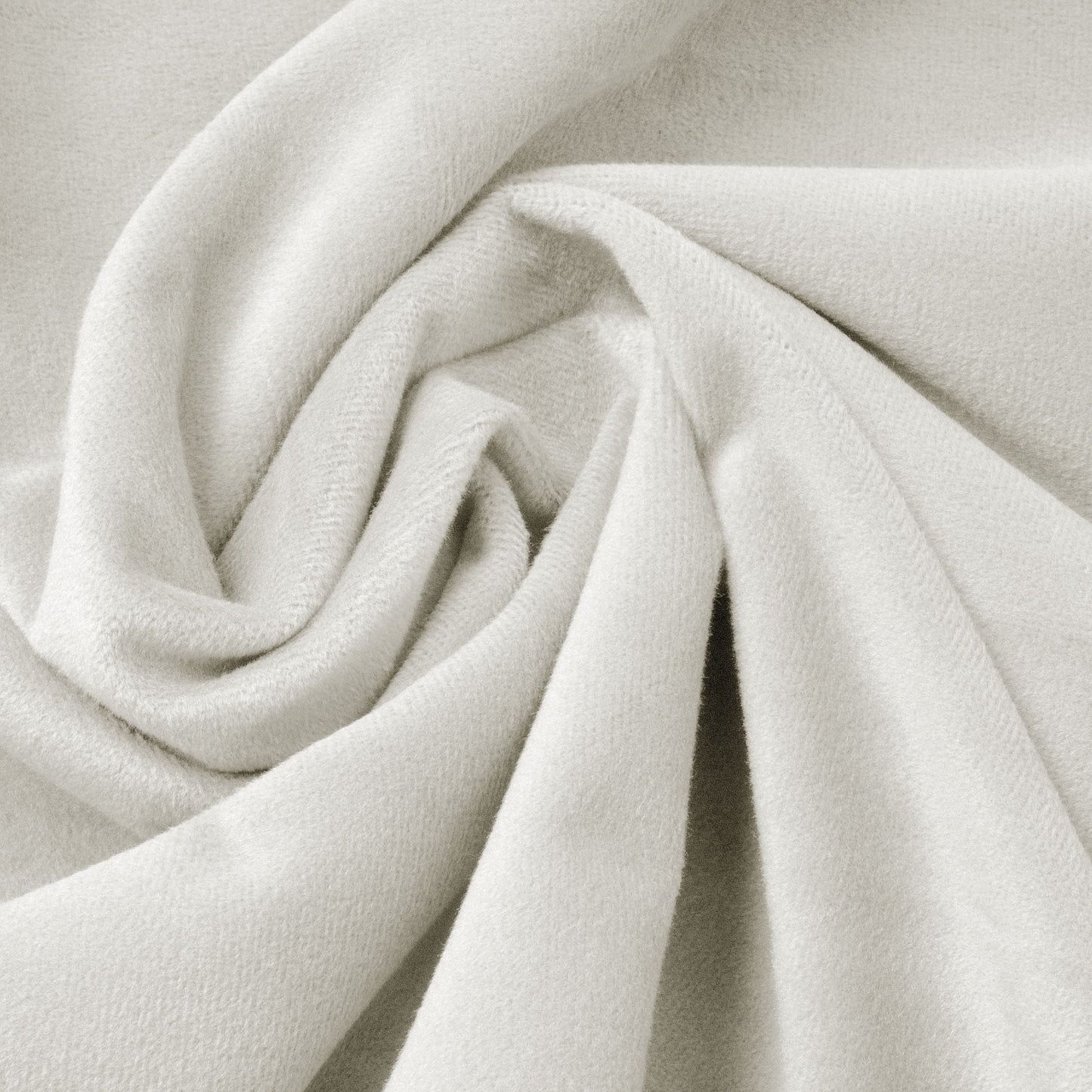 Drap-housse pour matelas velours blanc perle