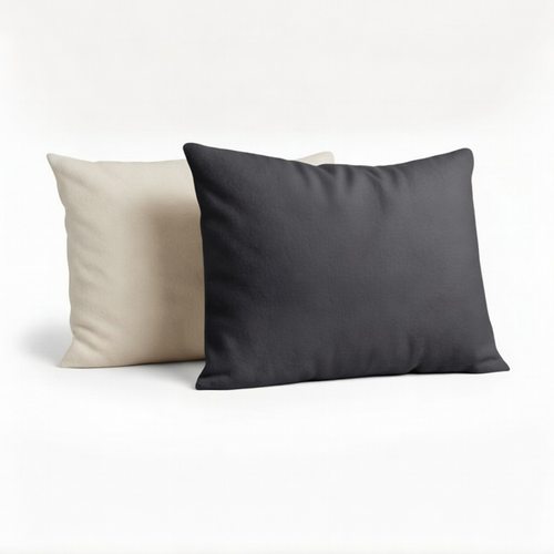 YNOT Signature Jersey Kussenslopen Fleece Antra/Greige 60x70 cm 2-pack