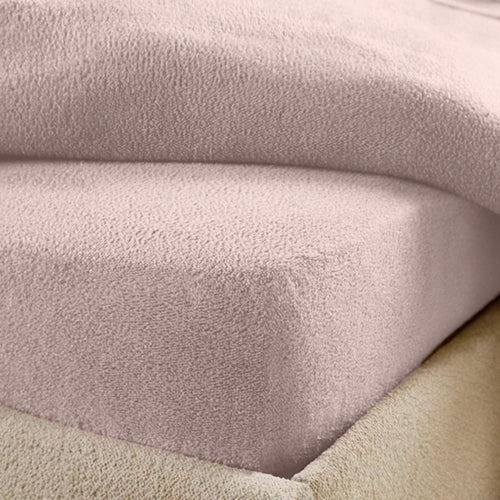 Drap-housse pour matelas Teddy - Hug Me Rose Poudré