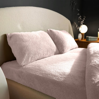 Drap-housse pour matelas Teddy - Hug Me Rose Poudré